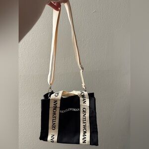 Gentlewoman Black and White Tote Bag